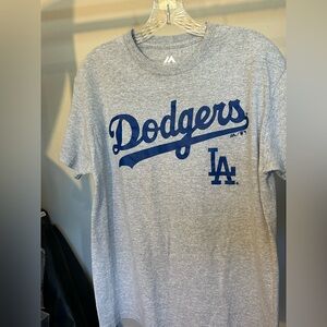 Mens MD LA Dodgers Short Sleeve  T